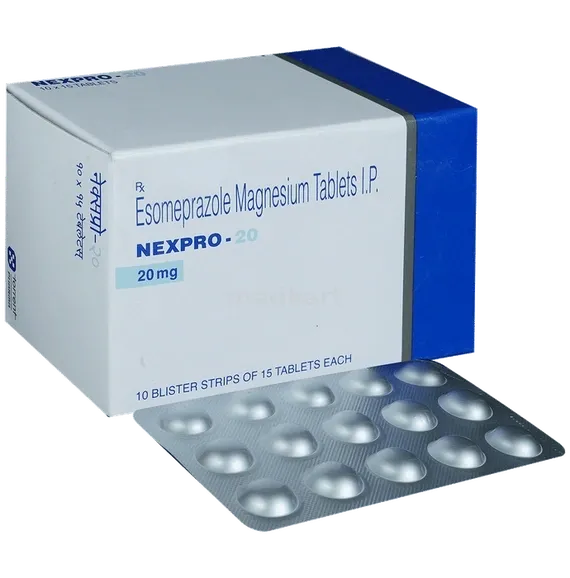 nexpro 20mg tablet 15's